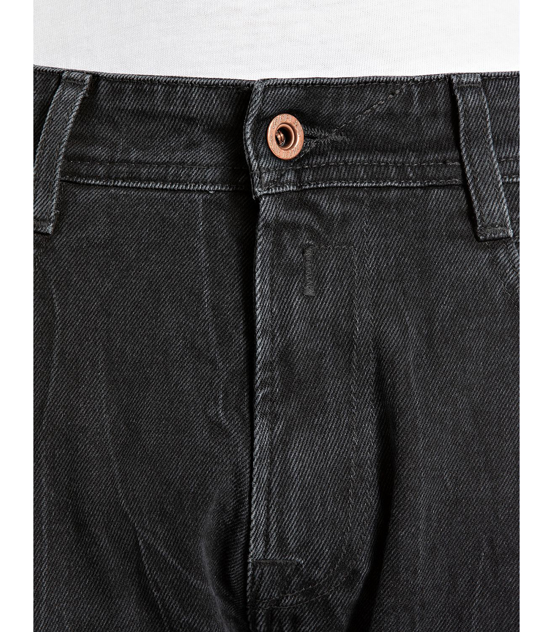 コンフォートROCCO ブラックオーバーダイ リペア ストレッチデニム 詳細画像 ブラック 5